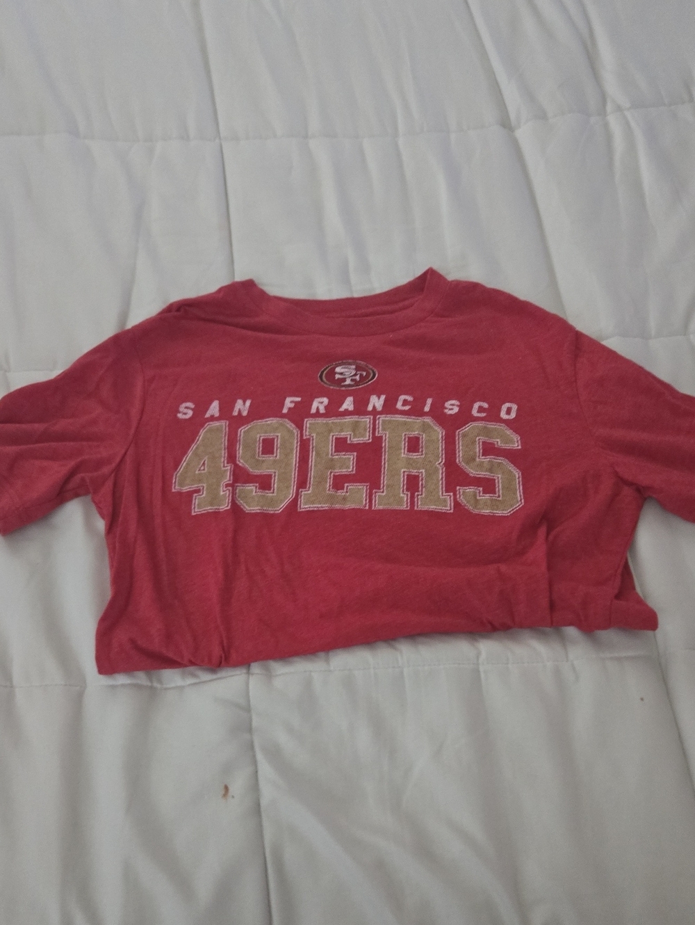 Team Apparel San Francisco 49ERS Red Short Sleeve Tee